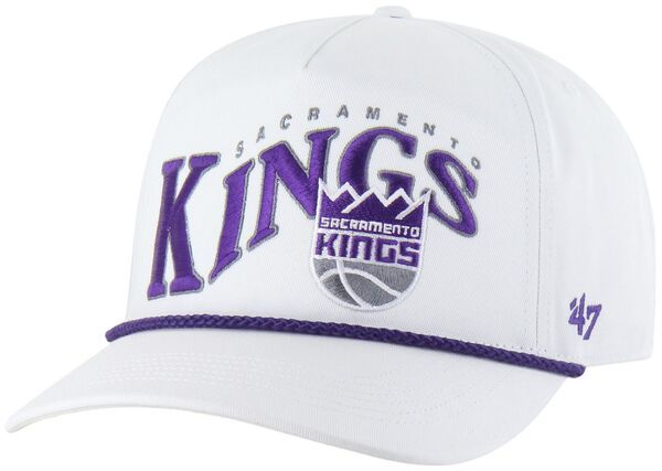 フォーティーセブン メンズ アクセサリー 帽子 グラフィック 47 Adult Sacramento Kings White Graphic Wave Hitch Adjustable Hat NoC 7,755円