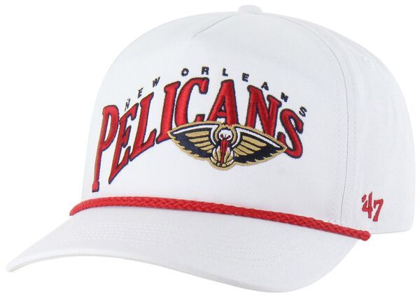 フォーティーセブン レディース アクセサリー 帽子 グラフィック 47 Adult New Orleans Pelicans White Graphic Wave Hitch Adjustable H