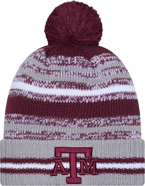 ニューエラ メンズ アクセサリー 帽子 ニット New Eradultexas AM Aggies Maroon Cheer Knit Hat NoColor マルーン