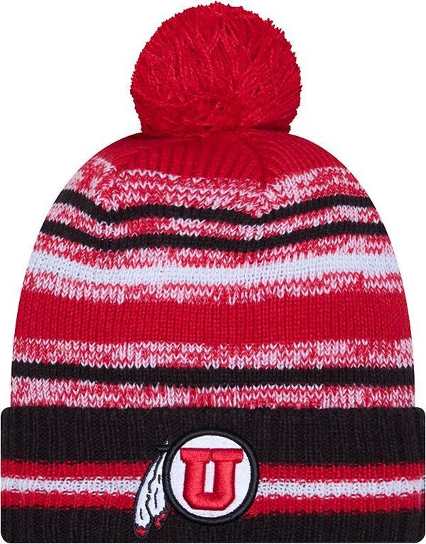 ニューエラ メンズ アクセサリー 帽子 ニット New Eradult Utah Utes Red Cheer Knit Hat NoColor レッド 8,455円