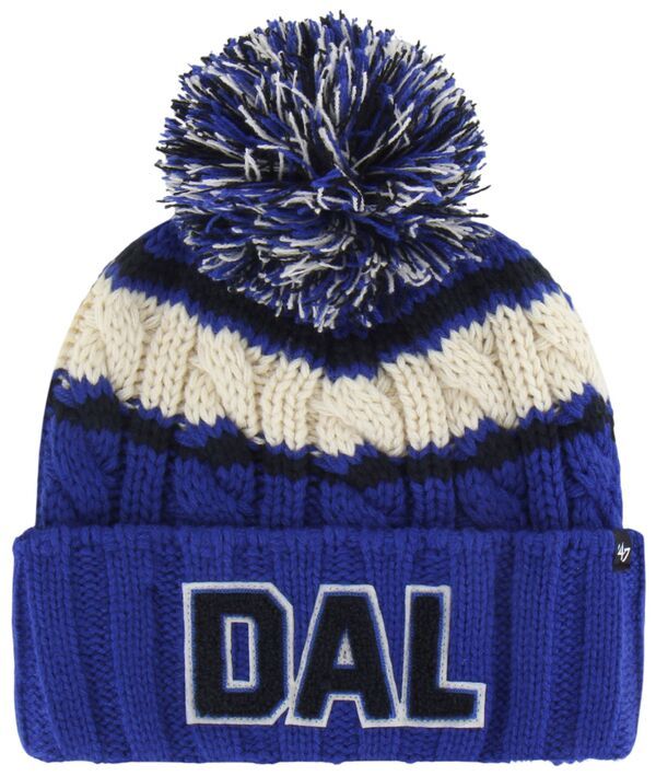 フォーティーセブン レディース アクセサリー 帽子 ニット 47 Womens Dallas Mavericks Bluemma Cuffed Knit Pom Beanie NoColor ブルー 9,734円