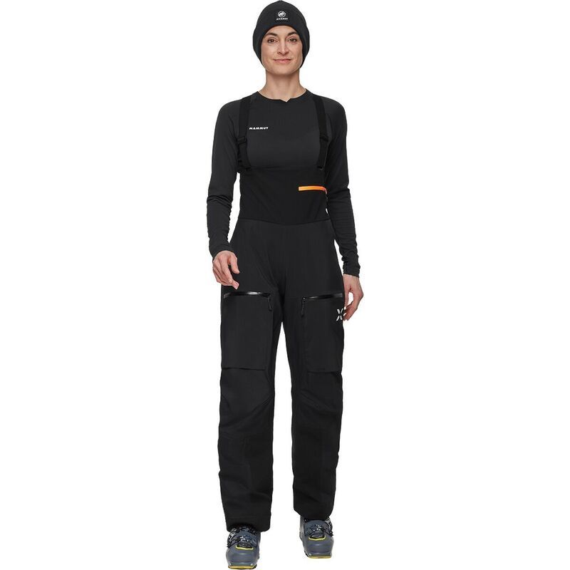 マムート レディース ボトムス カジュアルパンツ Mammut Eiger Free Pro HS Bib Pant Womens Black ブラック