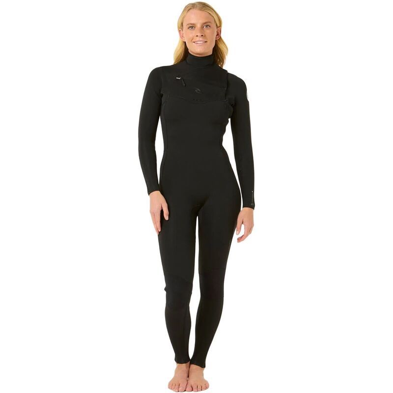 リップカール レディース 水着 上下セット Rip Curl Dawn Patrol 43 ChestZip Full Wetsuit Womens Black ブラック