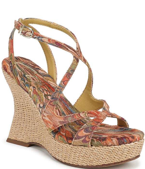 サムエデルマン レディース シューズ サンダル プラットフォーム プリント アンクル Circus NY by Sam Edelman Trina Peacock Printapestry Fabri 13,305円
