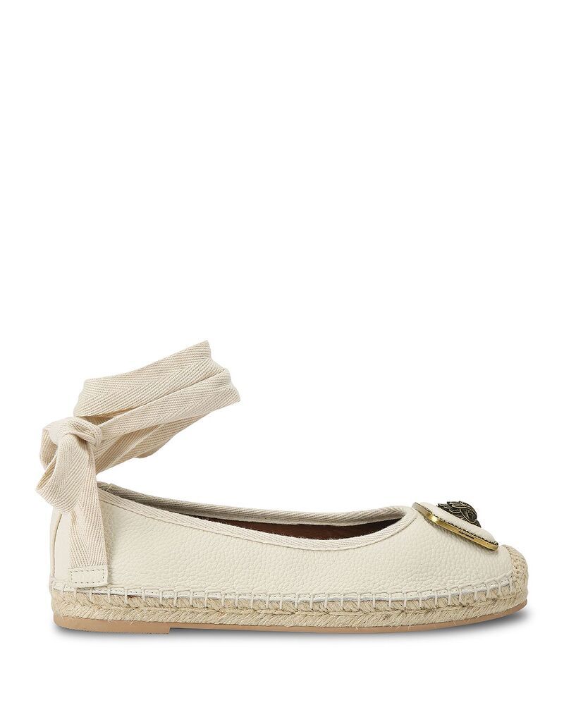 カートジェイガーロンドン レディース シューズ パンプス アンクル KURT GEIGER LONDON Womens Pimlico Ankle Tie Ballet Flats Natural