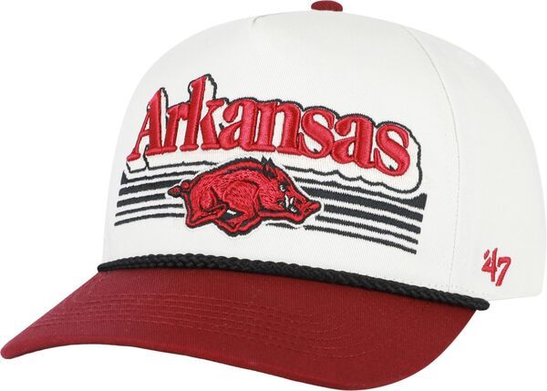 フォーティーセブン メンズ アクセサリー 帽子 47 Adult Arkansas Razorbacksandstone Script Fade Hitch Adjustable Hat NoColo