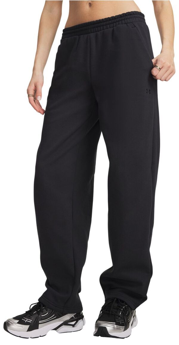 アンダーアーマー レディース ボトムス カジュアルパンツ フリース Under Armour Womens Icon Fleece Relaxed Pants BlackBlack ブラック