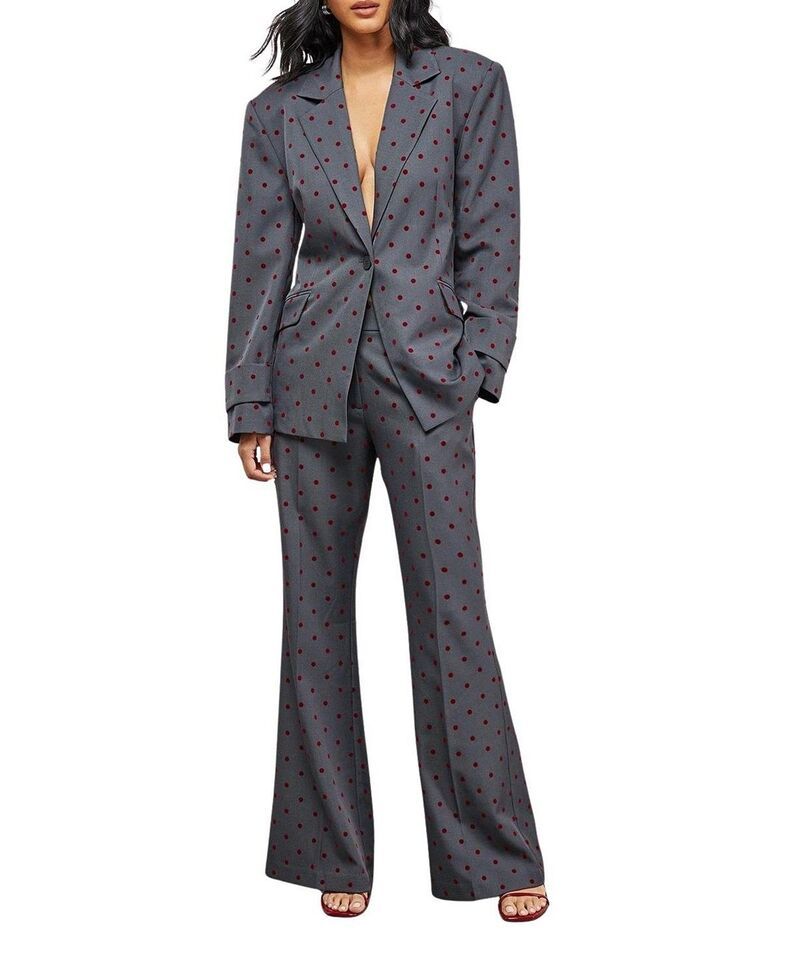 ウエアハウス レディース アウター ジャケット・ブルゾン ベルベット ブレザー Warehouse Velvet Spot Blazer Grey グレー 36,920円