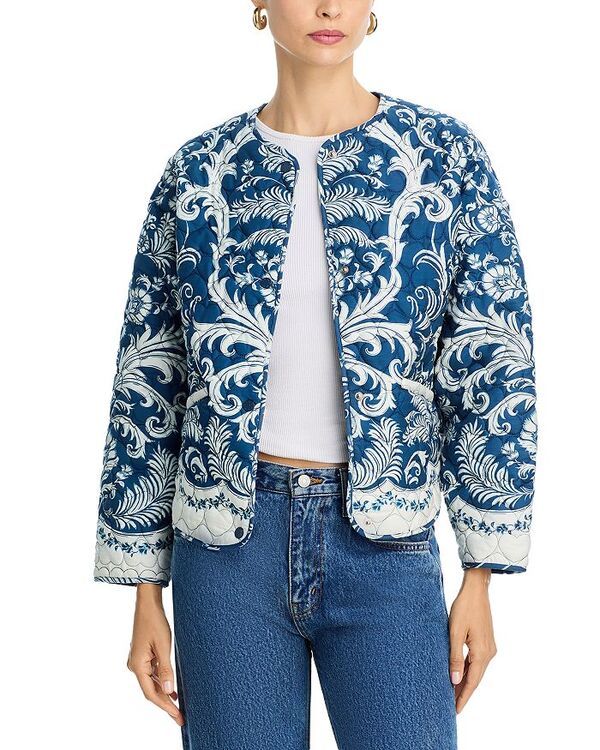 ファーム レディース アウター ジャケット・ブルゾン キルティング FARM Rio Santorini Quilted Jacket Santorini