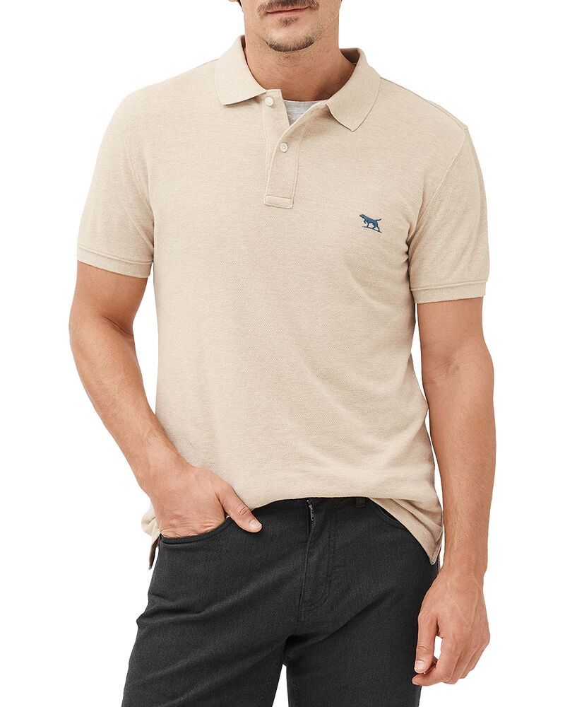 ロッドアンドグン メンズ トップス ポロシャツ スリムフィット Rodd Gunn The Gunn Slim Fit Polo Shirt Oat