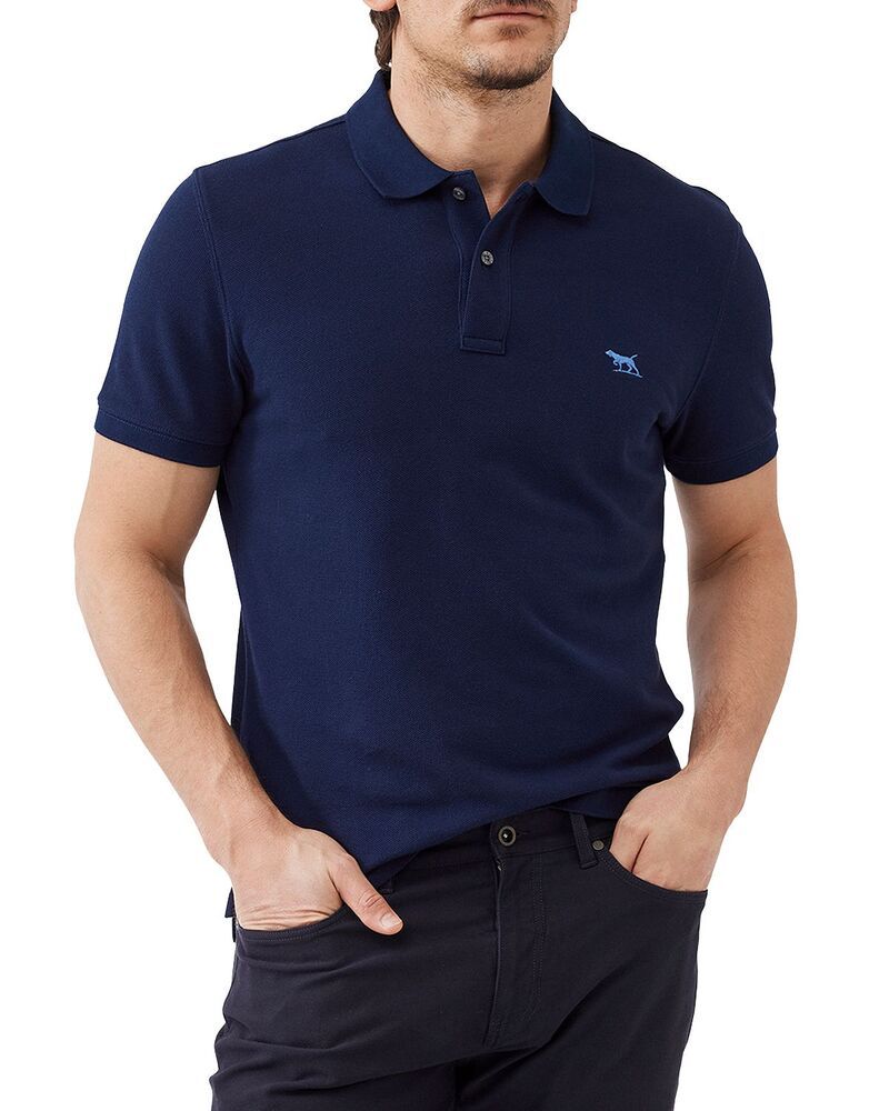 ロッドアンドグン メンズ トップス ポロシャツ スリムフィット Rodd Gunn The Gunn Slim Fit Polo Shirt Eclipse