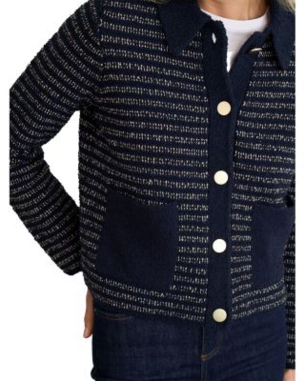 ホッブスロンドン レディース アウター ジャケット・ブルゾン ニット HOBBS LONDON Sasha Knitted Jacket Navy ネイビー 26,492円