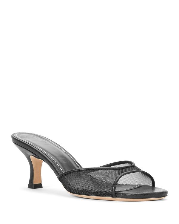 スタウド レディース シューズ サンダル STAUD Womens Brigette Mule Sandals Black Mesh ブラック