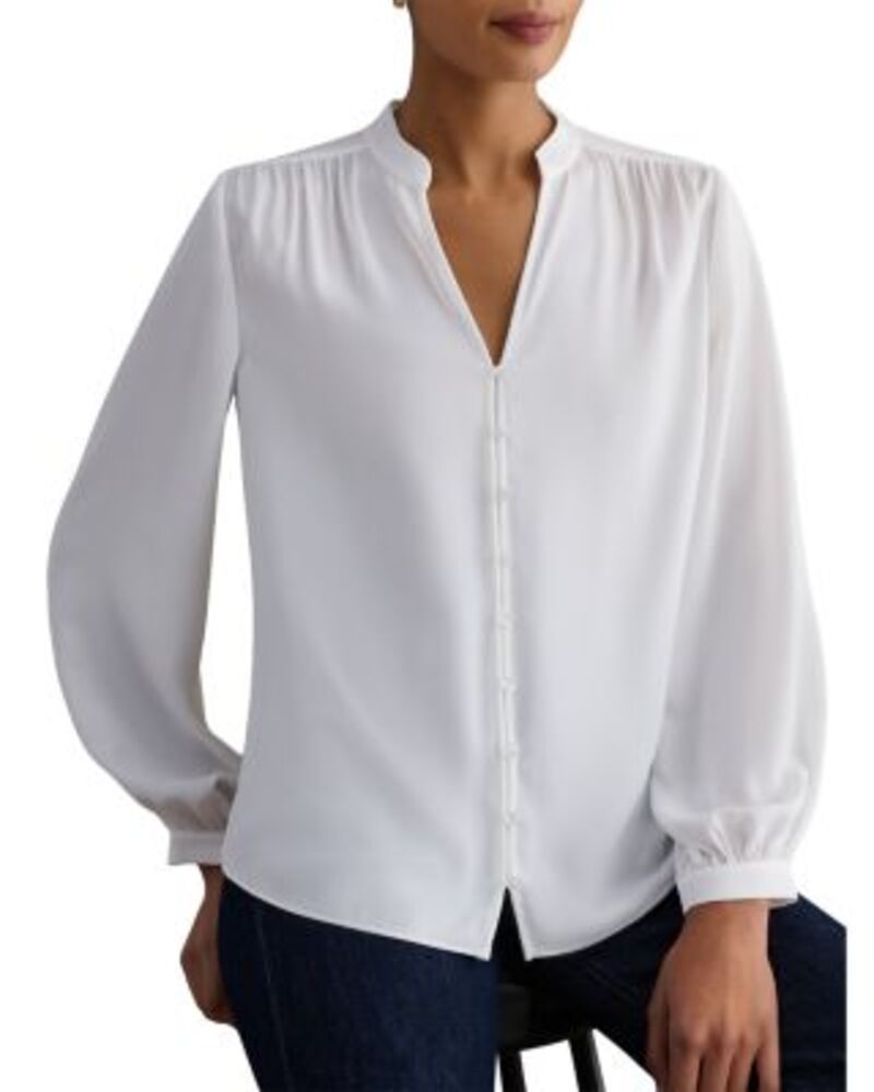ホッブスロンドン レディース トップス シャツ ブラウス HOBBS LONDON Blair Blouse Ivory アイボリー