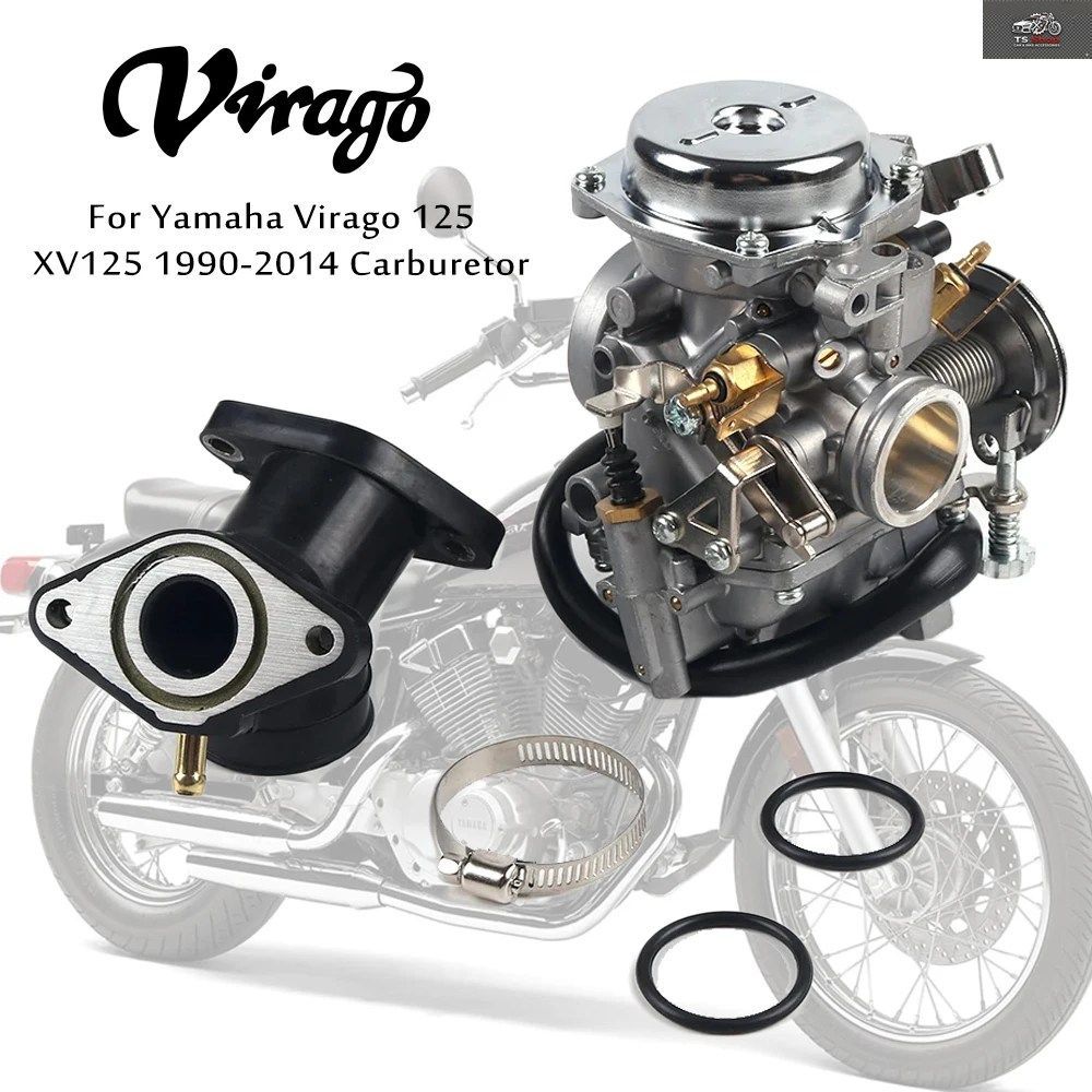 オートバイ用キャブレター ヤマハ ビラーゴ 125 XV125 1990-2014 キャブレター ASSY XV250 XV125 QJ250 XV 250 9,767円
