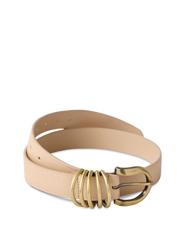 フリーピープル レディース アクセサリー ベルト レザー Free People Rori Leather Belt Cream クリーム