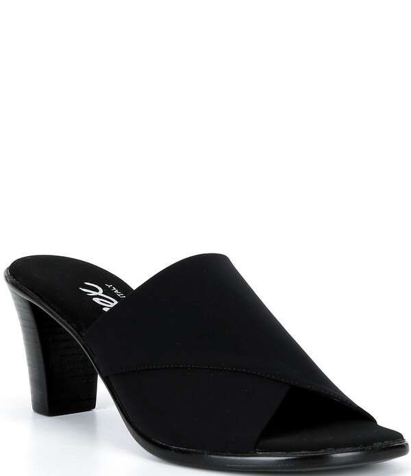 オネックス レディース シューズ サンダル ヒール Onex Crista Fabric Banded Slip On Higheel Sandals Black ブラック 29,770円