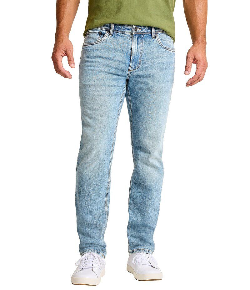 トッミーバハマ メンズ ボトムス デニムパンツ ジーンズ Tommy Bahama Indigo Palms Straight Five Pocket Jeans Light Coastal Wash