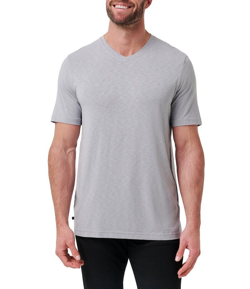 トラビスマヒュー メンズ トップス シャツ Vネック Tシャツ TravisMathew Cloud Stretch Short Sleeve VNeck TShirt Sleet