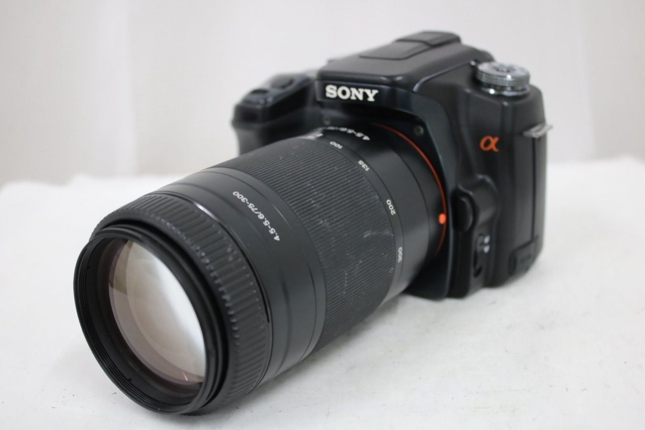 【返品保証】 ソニー Sony a100 MACRO 75-300mm F4.5-5.6 デジタル一眼 e16709 11,232円