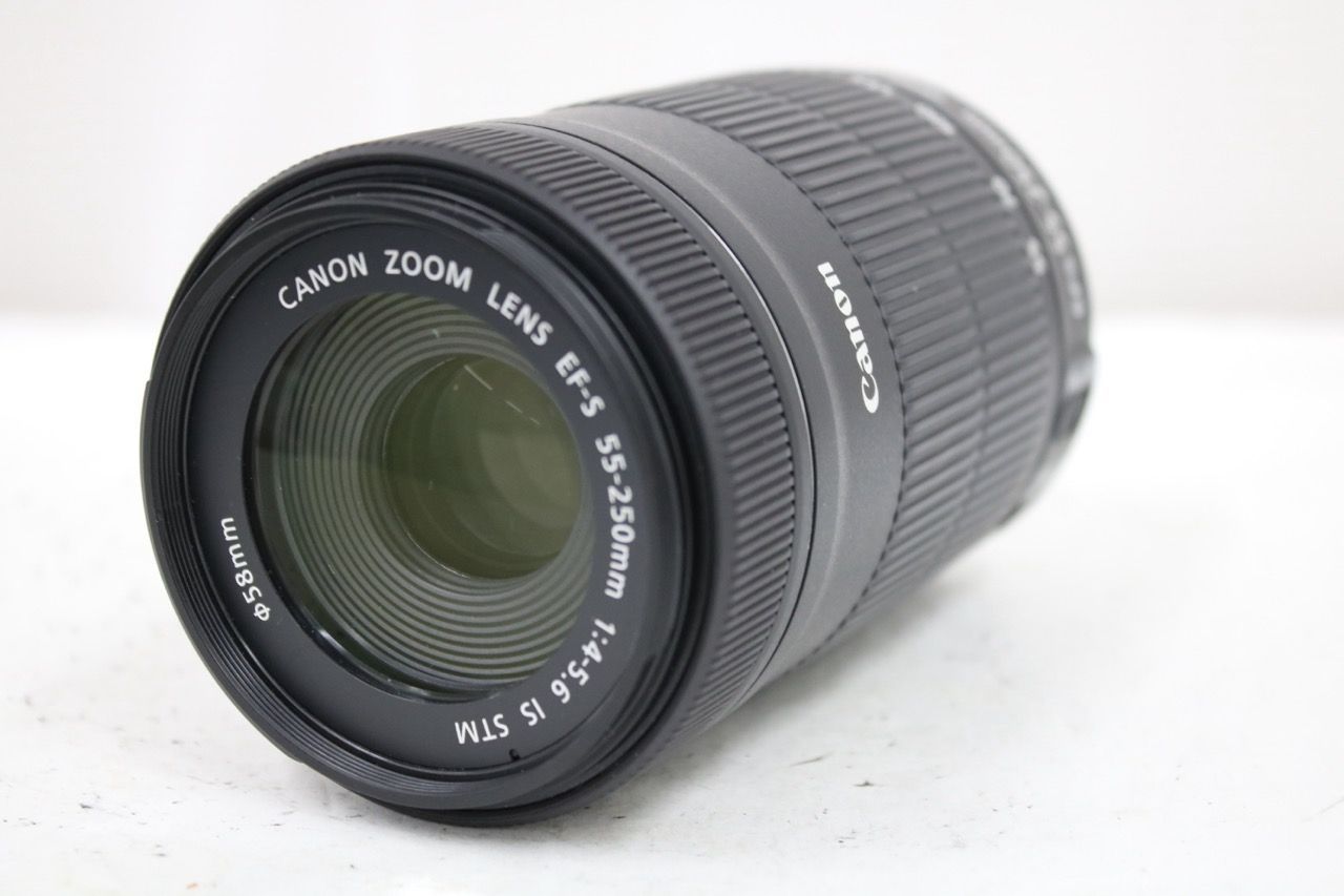 【返品保証】 キャノン Canon EF-S 55-250mm F4-5.6 IS STM レンズ e16725