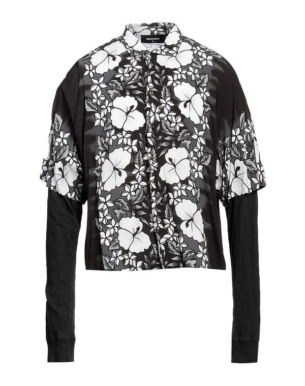 ディースクエアード メンズ トップス シャツ DSQUARED2 柄入りシャツ Black ブラック 56,540円