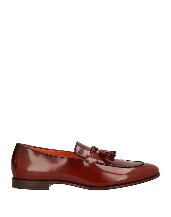 サントーニ メンズ シューズ スリッポン・ローファー SANTONI モカシン Tan タン