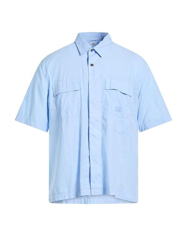 シーピーカンパニー メンズ トップス シャツ CP COMPANY 無地シャツ Sky Blue ブルー