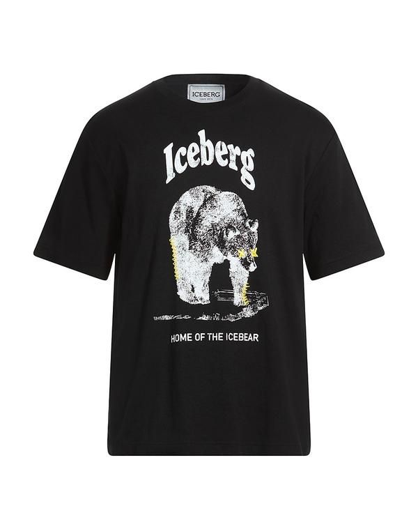アイスバーグ メンズ トップス Tシャツ ICEBERG Ｔシャツ Black ブラック 14,235円