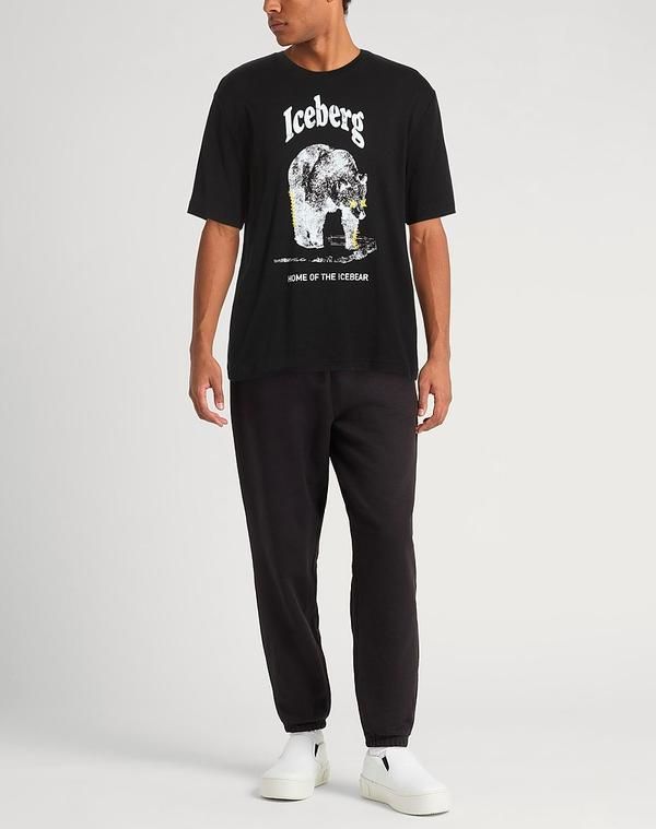 アイスバーグ メンズ トップス Tシャツ ICEBERG Ｔシャツ Black ブラック