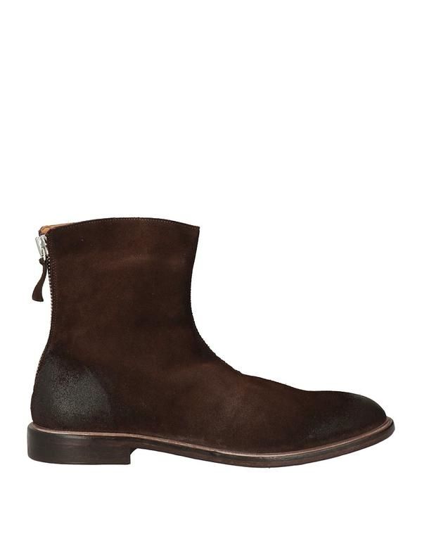 モマ メンズ シューズ ブーツ・レインブーツ MOMA ショートブーツ Dark Brown ブラウン