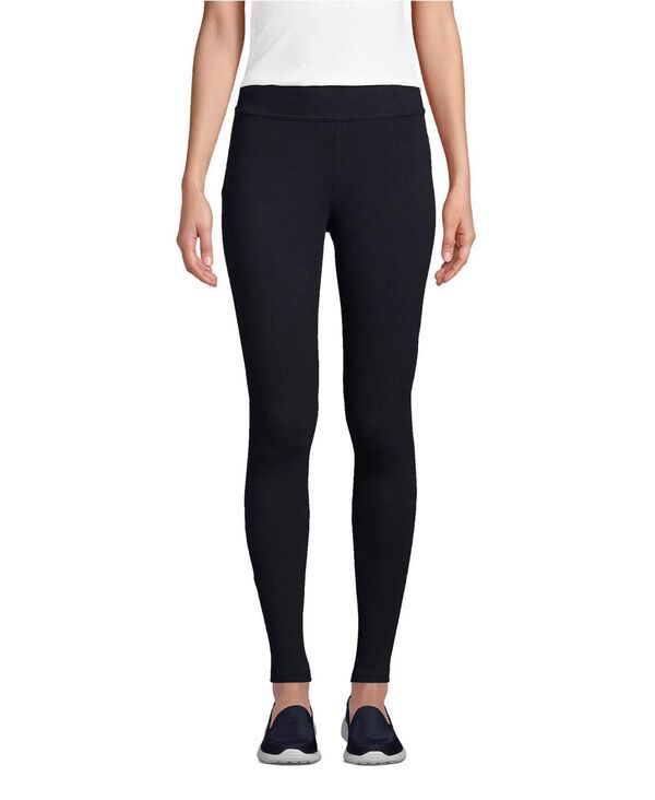 ランズエンド レディース ボトムス レギンス トール ニット Lands End Womens Tall Starfish Mid Rise Knit Leggings Black ブラック