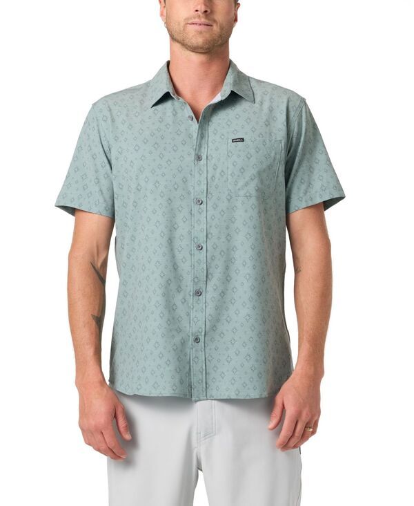 オニール メンズ トップス シャツ プリント 半袖 ONeill Mens Printed ShortSleeve Shirt Sage セージ