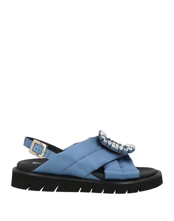 ロジェ・ヴィヴィエ レディース シューズ サンダル ROGER VIVIER サンダル Blue Gray グレー