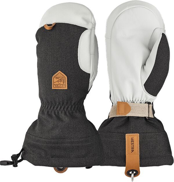 ヘストラ メンズ アクセサリー 手袋 レザー Hestrarmy Leather Patrol Gauntlet Mittens Charcoal チャコール 39,520円