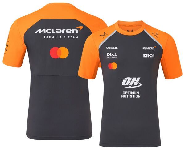カストル メンズ トップス Tシャツ Castore Mens Formula 1 McLaren Grey Team SetUp TShirt NoColor グレー