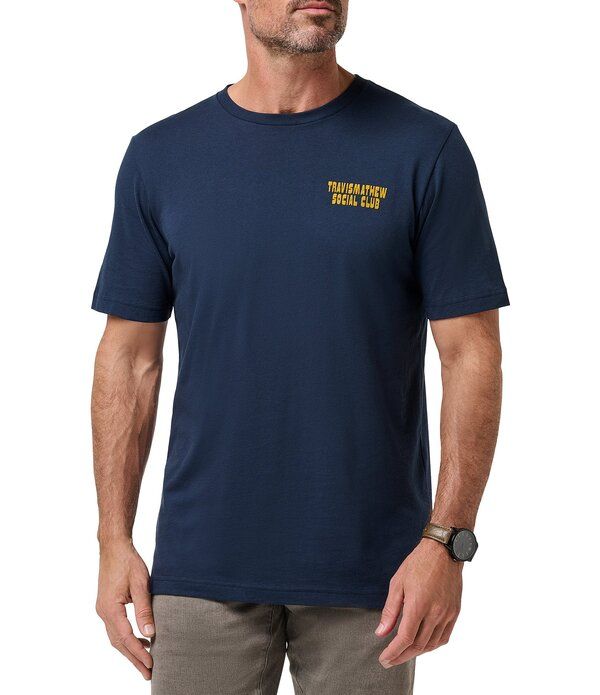 トラビスマヒュー メンズ トップス シャツ グラフィック TravisMathew Club Dueshort Sleeve Graphic TShirtotal Eclipse