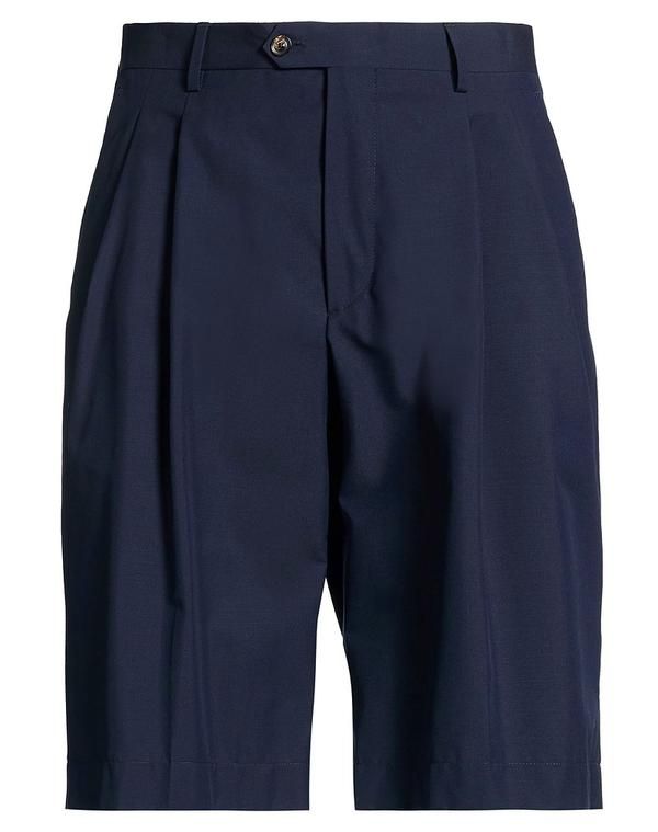 ラルディーニ メンズ ボトムス ハーフパンツ・ショーツ LARDINI ショートパンツ＆バミューダパンツ Midnight Blue ブルー