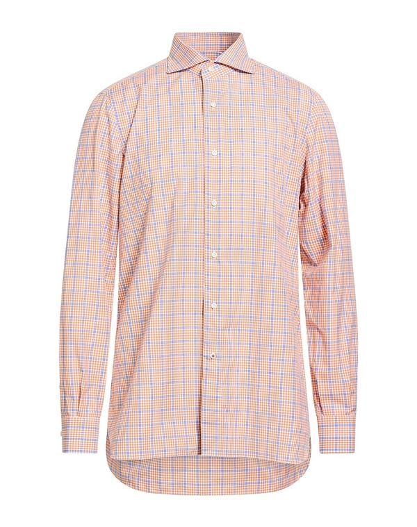 イザイア メンズ トップス シャツ ISAIA チェック柄シャツ Tan タン