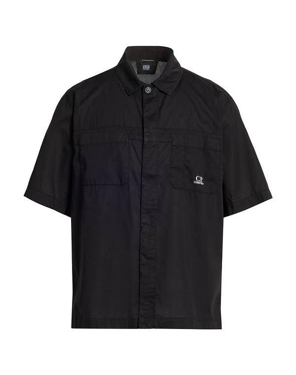 シーピーカンパニー メンズ トップス シャツ CP COMPANY 無地シャツ Black ブラック