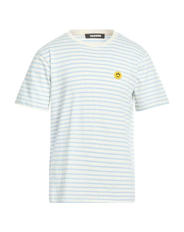 バロー メンズ トップス Tシャツ BARROW Ｔシャツ Light Blue ブルー