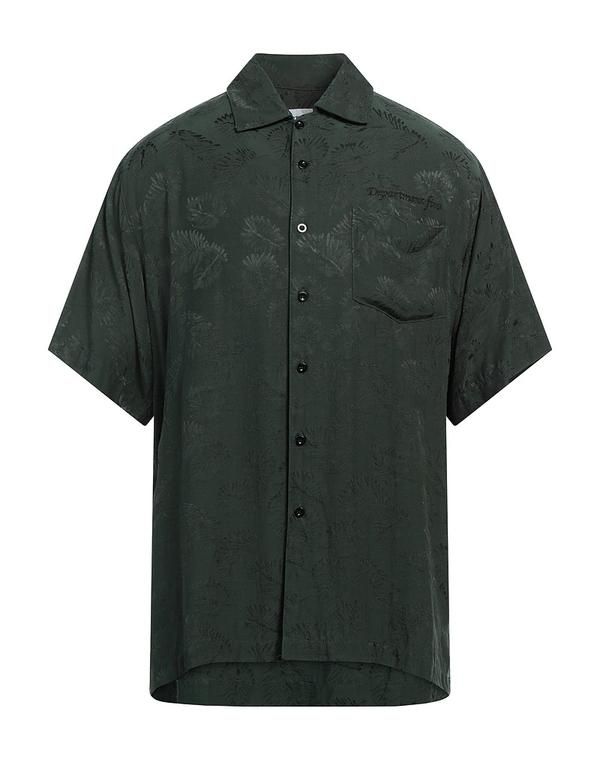 デパートメントファイブ メンズ トップス シャツ DEPARTMENT 5 柄入りシャツ Green グリーン