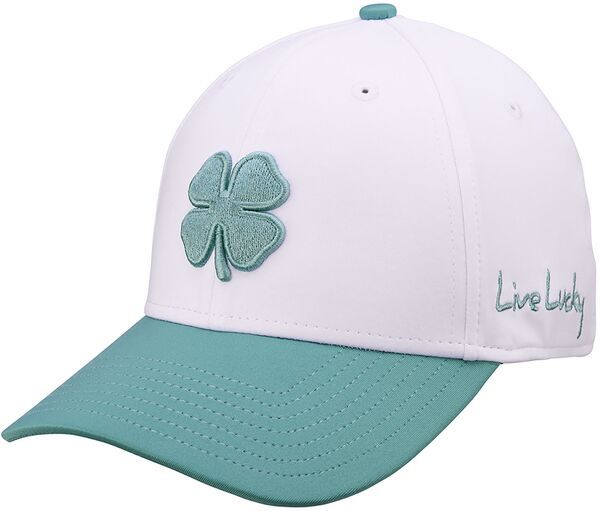 ブラックローバー メンズ アクセサリー 帽子 Black Clover Adult Premium Clover Golf Hat JadeWhiteJade ホワイト