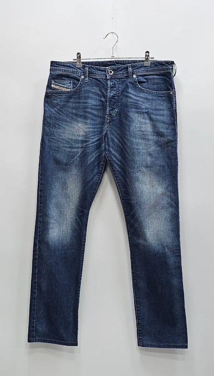 DIESEL ディーゼル バスター ウォッシュ デニム ズボン / 男 34 インディゴ ウォッシュ ストレッチ