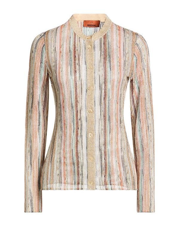 ミッソーニ レディース アウター カーディガン MISSONI カーディガン Platinum