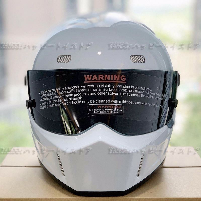 【送料無料】公道使用不可 装飾ヘルメット フルフェイスヘルメット CRG ATV-1 ヘルメット レトロ グラスファイバー フルフェイス 通気 おしゃれ 耐衝撃 コード:47108