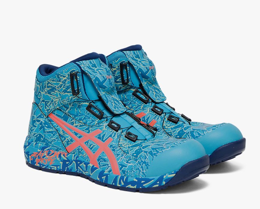 アシックス 安全靴 CP304 BOA MAGMA　 AQUARIUM/SUN CORAL 26.5cm