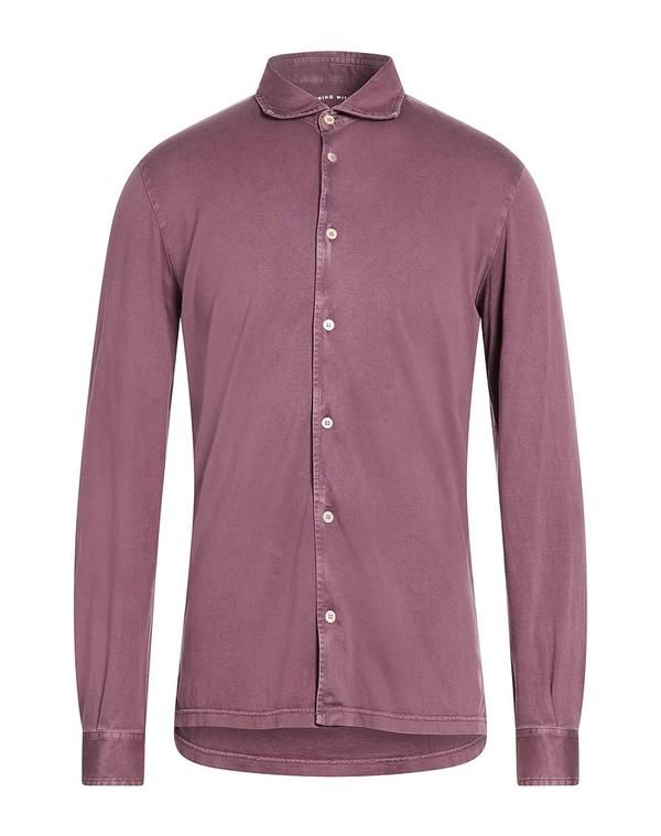 フェデーリ メンズ トップス シャツ FEDELI 無地シャツ Plum プラム 64,800円