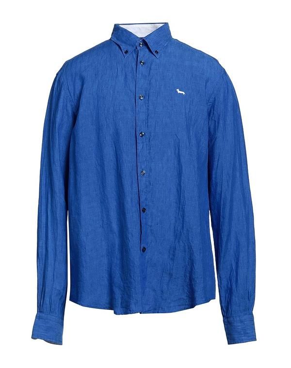 ハーモント ブレイン メンズ トップス シャツ HARMONT BLAINE 無地シャツ Blue ブルー