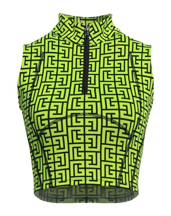 バルマン レディース トップス シャツ BALMAIN Lime Green ライム